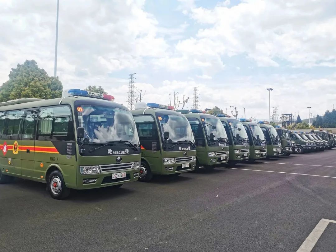 “应急使命·2023”丽江站启动，永利皇宫官网专用车先行护航！